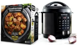Granite Stone Diamond 12 in 1 Non Stick Multi Cooker, 6 Quart